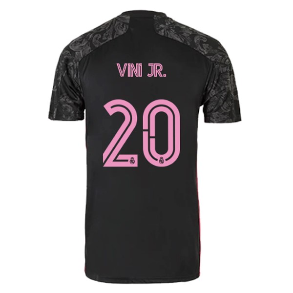 Maillot Football Real Madrid Third NO.20 Vini Jr. 2020-21 Noir